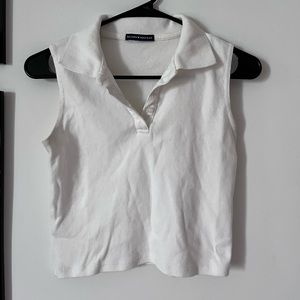 Brandy Melville Cropped Collar Tank